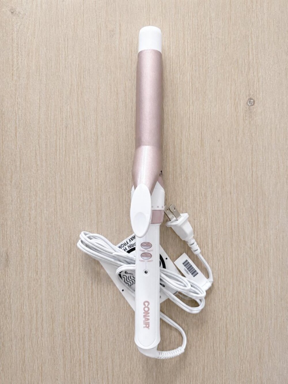 Conair Double Ceramic 1" Curling Iron 30 Heat Settings NEW OPEN BOX TESTED - Picture 2 of 7